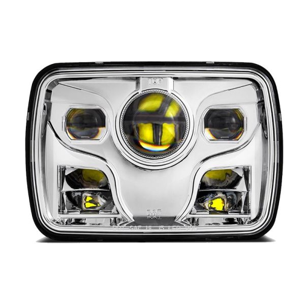 5x7 points Cherokee Xj Led phares de moteur de phare