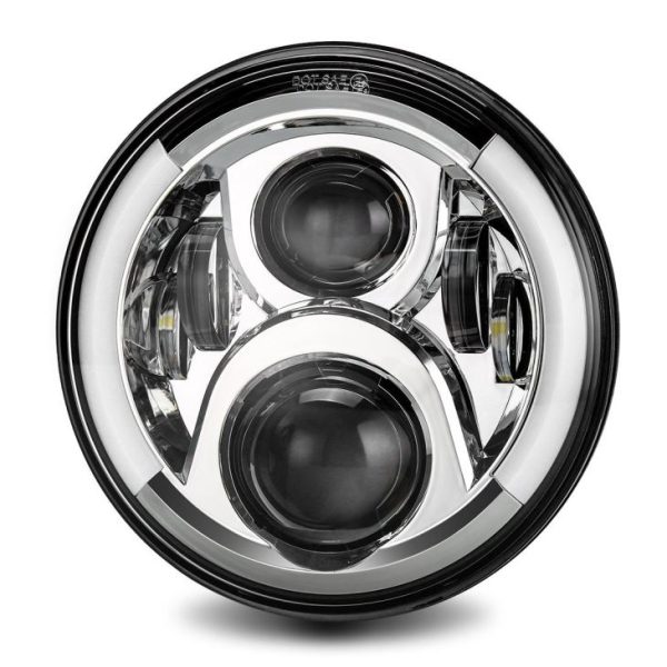 Phare rond LED de 7 pouces