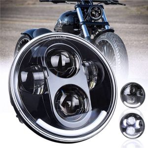High Lumen Motorcycle Led Projector Phares 5.75'' Phare led 12v Phare pour Harley Davidson