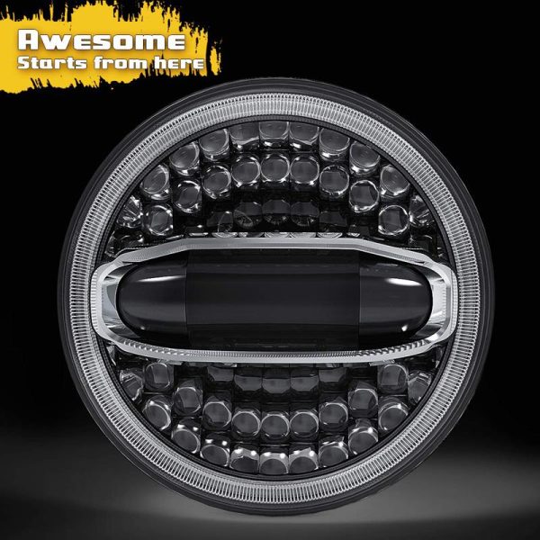 Led Accessoires Phares Moto Halo Light