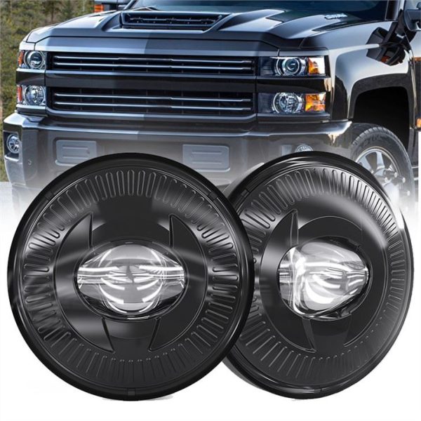 Morsun Traction avant Pare-chocs Rond Led Fog Light Pour Chevrolet Chevy 07-15 Silverado 14-15