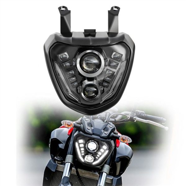 Morsun Moto LED Phare Pour Yamaha MT 07 FZ 07 MT07 MT-07 FZ-07 2014+ Projecteur DRL Lights