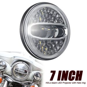 Nouveau 7 pouces Led Projecteur Phare Pour Harley Davidson 108W Led Moto Phare