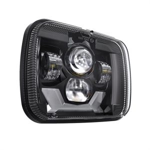 Nouveau phare LED de style 5x7 pouces pour phare de Jeep Cherokee XJ avec DRL Speical et clignotant